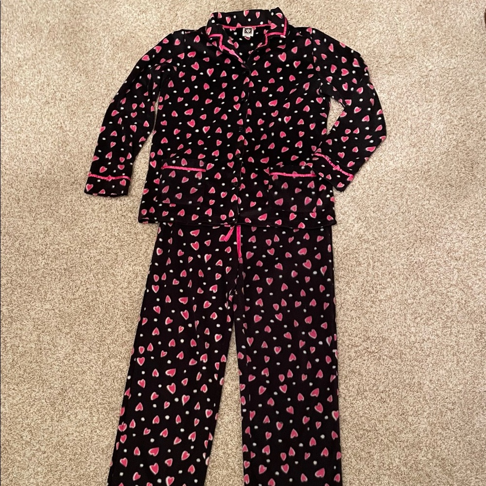 Anne Klein Soft & Cozy Valentine Pajama Set
